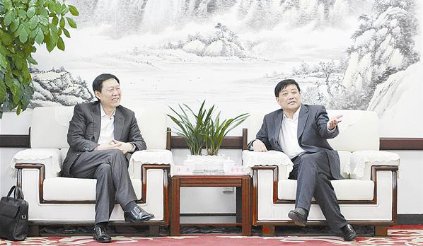 余學(xué)友會(huì)見(jiàn)工行河南省分行黨委書(shū)記行長(zhǎng)許杰