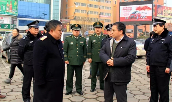 駐馬店市政府副市長李國勝帶隊開展節(jié)前消防安全檢查