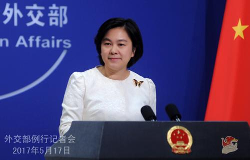 中國外交部發(fā)言人華春瑩。圖片來源：外交部網(wǎng)站。