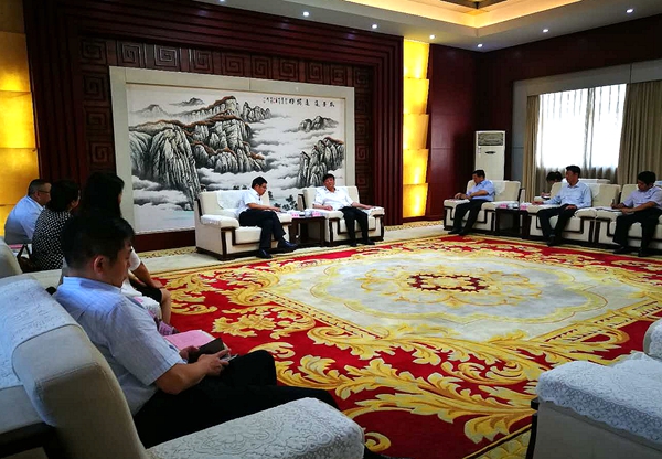 余學(xué)友會見建行河南省分行行長石永拴一行