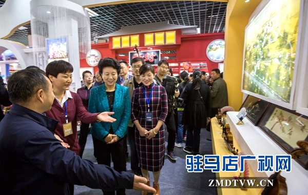 2、省委常委、宣傳部長趙素萍到我市展館觀看確山提琴.jpg