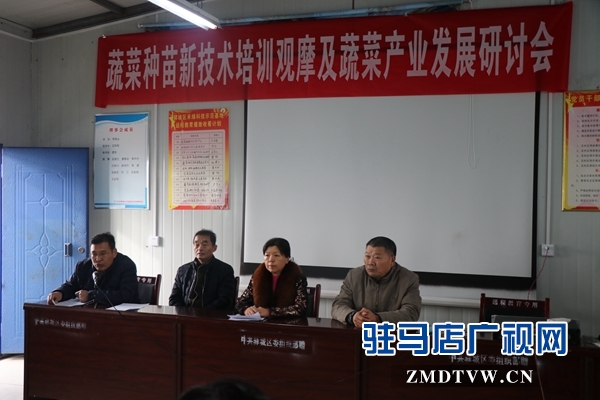 駐馬店市蔬菜種苗新技術培訓觀摩及蔬菜產(chǎn)業(yè)發(fā)展研討會召開
