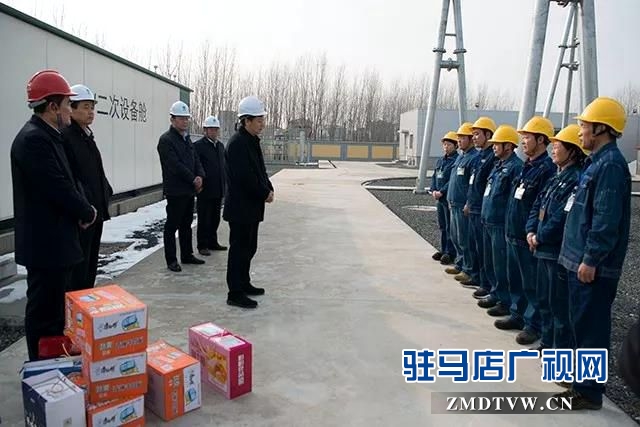 胡建輝帶隊(duì)走訪慰問一線工作人員