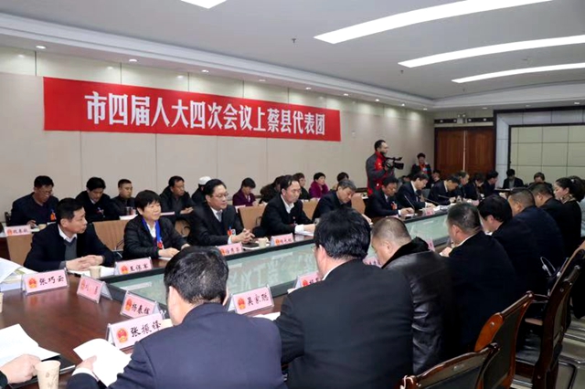 陳星到上蔡縣代表團審議政府工作報告