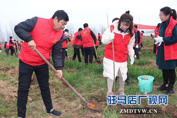 團市委開展“綠風(fēng)尚”春季義務(wù)植樹活動
