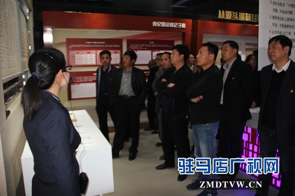 確山縣衛(wèi)健體委組織系統(tǒng)黨員干部參觀廉政警示教育基地 