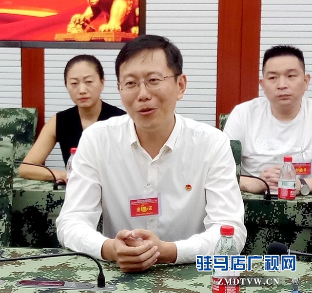 團市委、駐馬店市青年商會建軍節(jié)慰問武警駐馬店支隊官兵