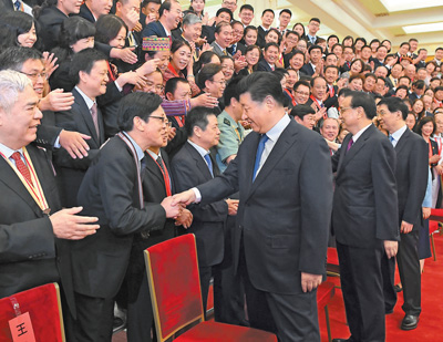 習(xí)近平會(huì)見全國教育系統(tǒng)先進(jìn)集體和先進(jìn)個(gè)人代表