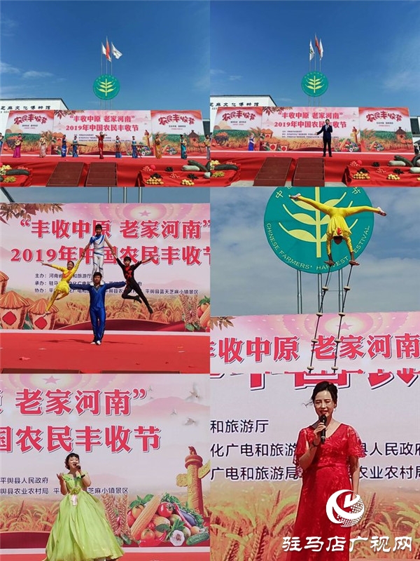 2019年“豐收中原，老家河南”中國農(nóng)民豐收節(jié)活動(dòng)在平輿縣藍(lán)天芝麻小鎮(zhèn)華美綻放