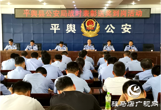 平輿縣公安局對新中國成立70周年慶?；顒又杏楷F(xiàn)的先進典型予以戰(zhàn)時表彰 