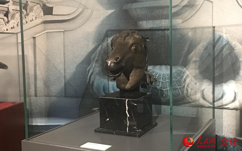 今天，圓明園流失文物馬首銅像回家