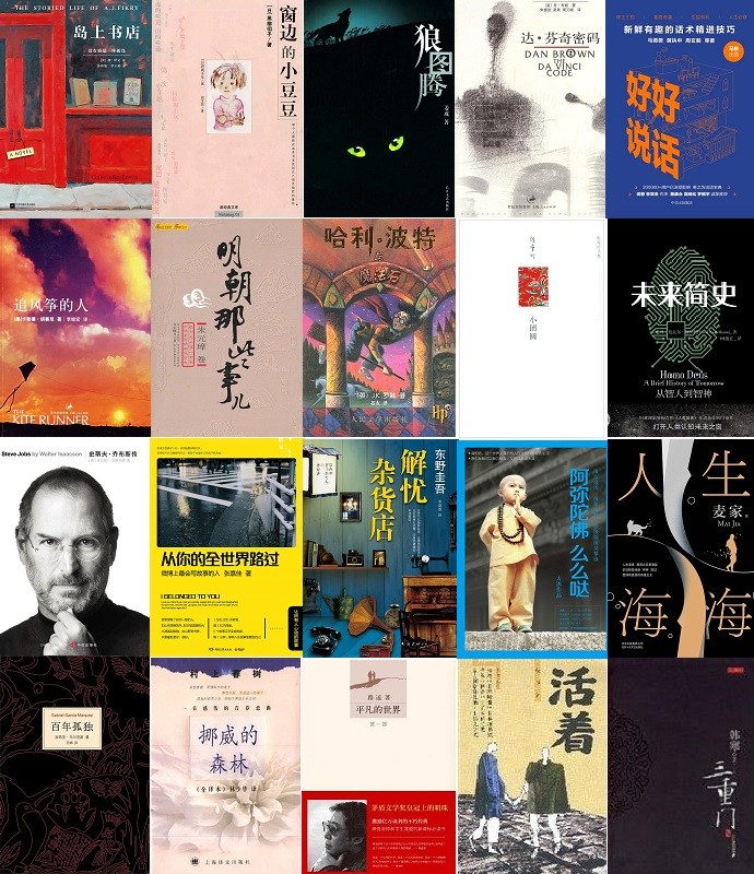 20年來，你的青春給了哪些暢銷書？