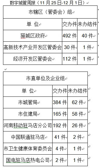 這九個是首批市數字化城市管理案件辦理后進單位