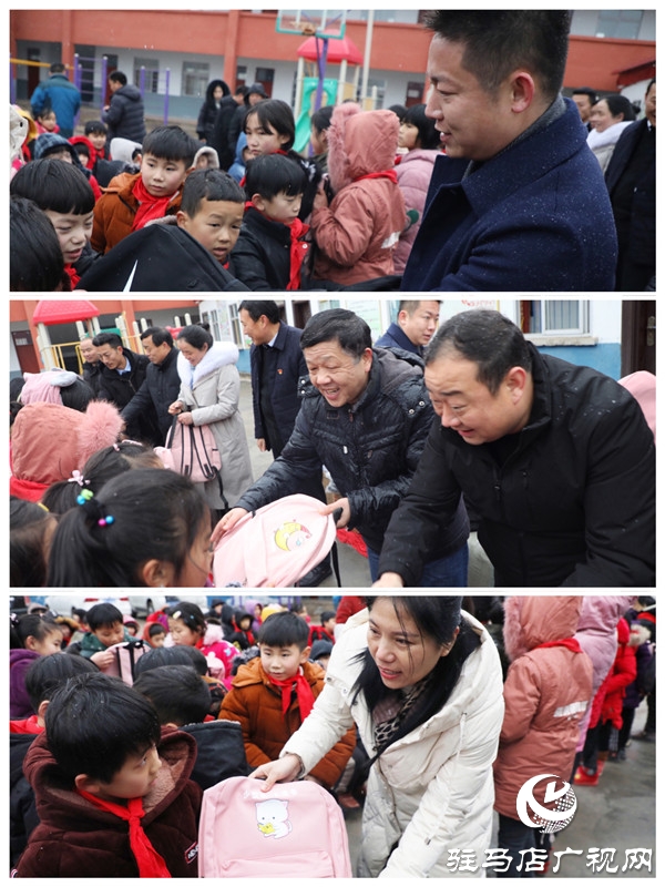 駐馬店市科技局聯(lián)合駐馬店市企業(yè)家協(xié)會(huì)深入金鋪鎮(zhèn)俄莊小學(xué)開展關(guān)愛留守兒童新春捐贈(zèng)活動(dòng)