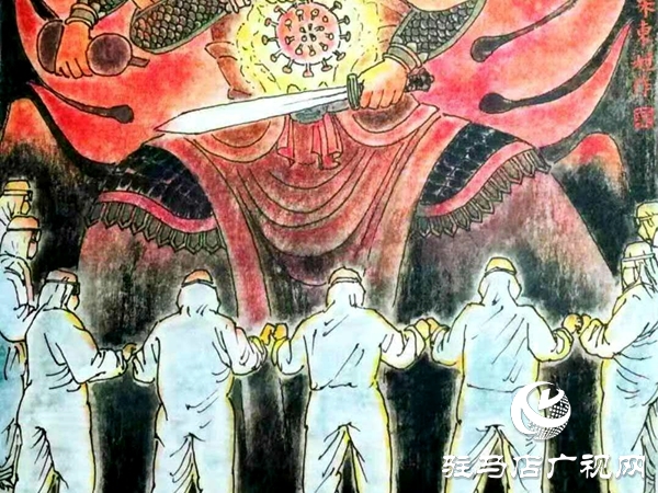 畫(huà)家栗東旭用畫(huà)作致敬最美“逆行者”