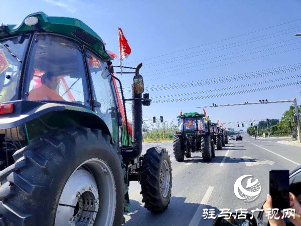節(jié)奏鏗鏘，馬力強勁！泌陽街頭驚現拖拉機婚禮車隊 