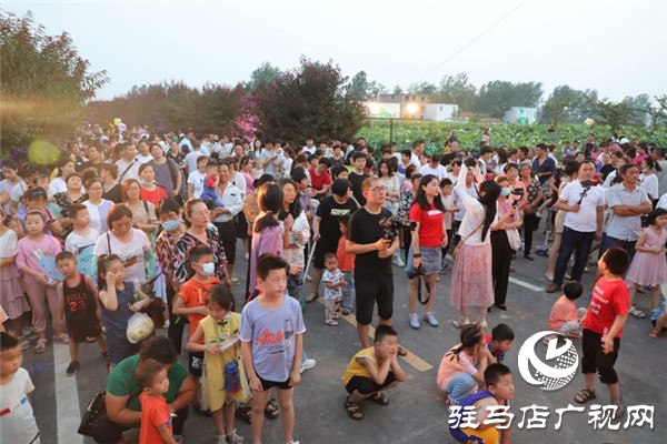 平輿藍(lán)天芝麻小鎮(zhèn)荷塘月色600畝荷花競(jìng)相開放成游客絕佳夜游打卡地