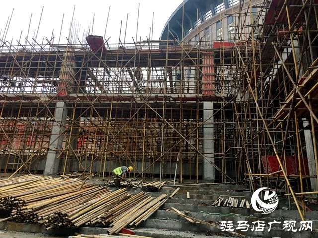 駐馬店工人文化宮改擴(kuò)建工程施工正酣 預(yù)計(jì)10月份向公眾開(kāi)放