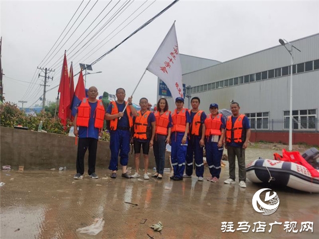 駐馬店市蛟龍水上救援隊火速支援安徽六安固鎮(zhèn)抗洪救援