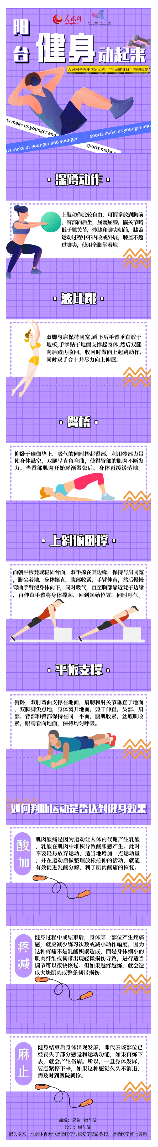 全民健身日如何練出好身材？這五個(gè)動(dòng)作一定要掌握