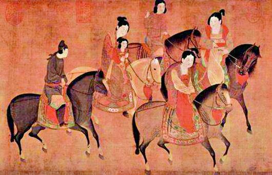 要比太太圈嗎？唐朝貴婦們笑了