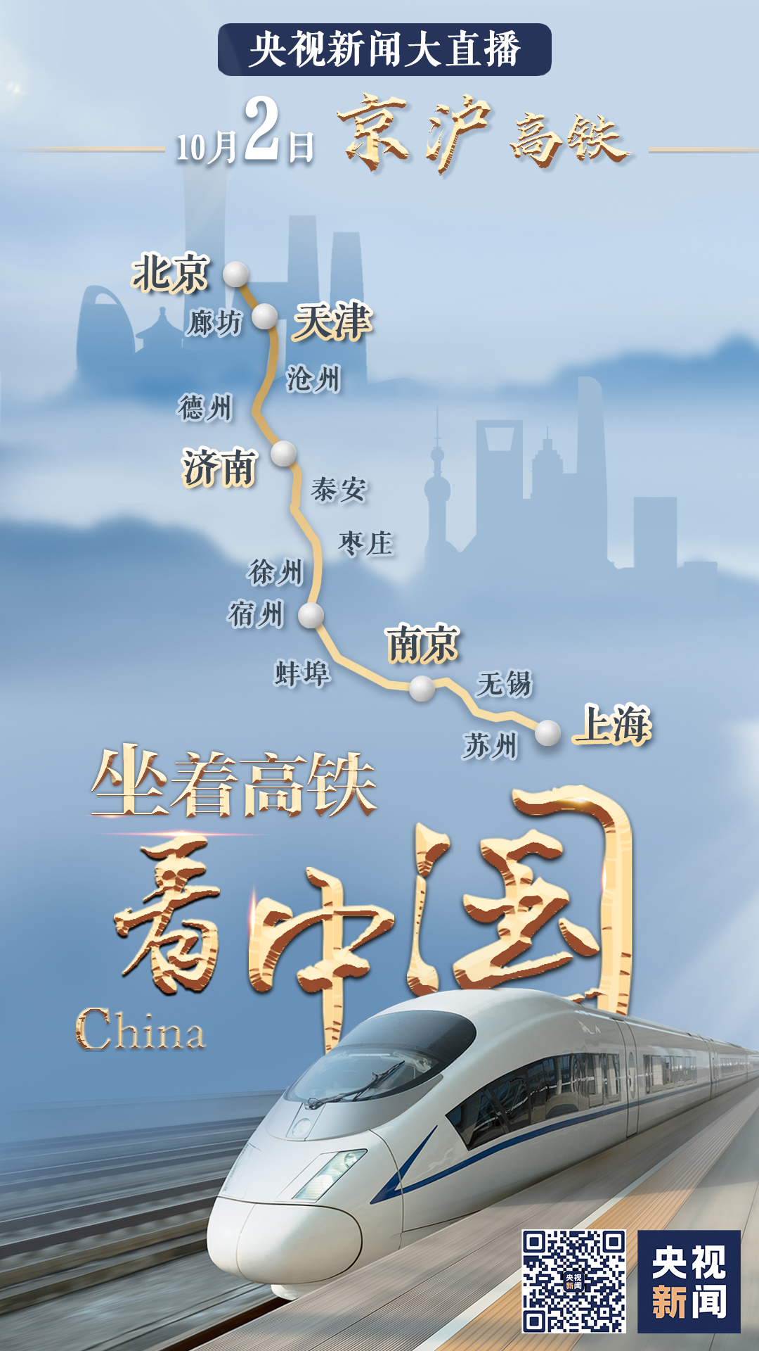 祖國那么大，我們都想去看看！八天八線，坐著高鐵看中國