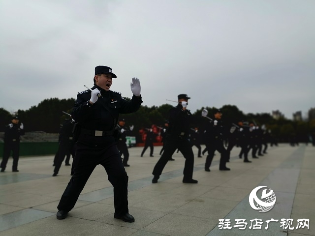 驛城公安分局隆重舉行“中國人民警察節(jié)” “110”宣傳日慶?；顒? width=