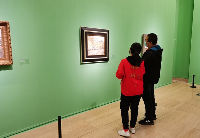 過新年，中國(guó)美術(shù)館為觀眾送“福”