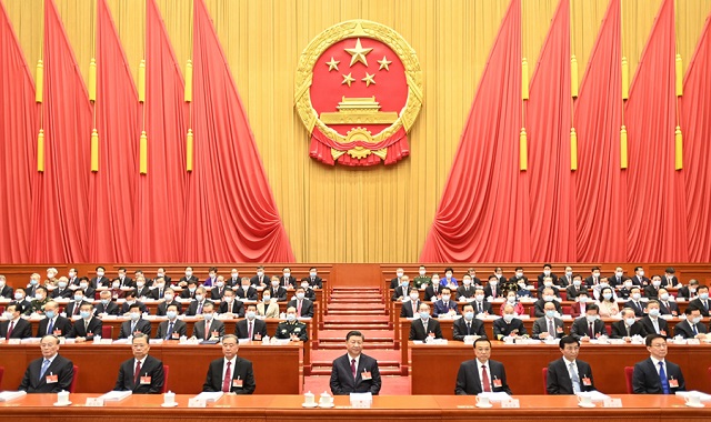十三屆全國人大四次會議在北京開幕