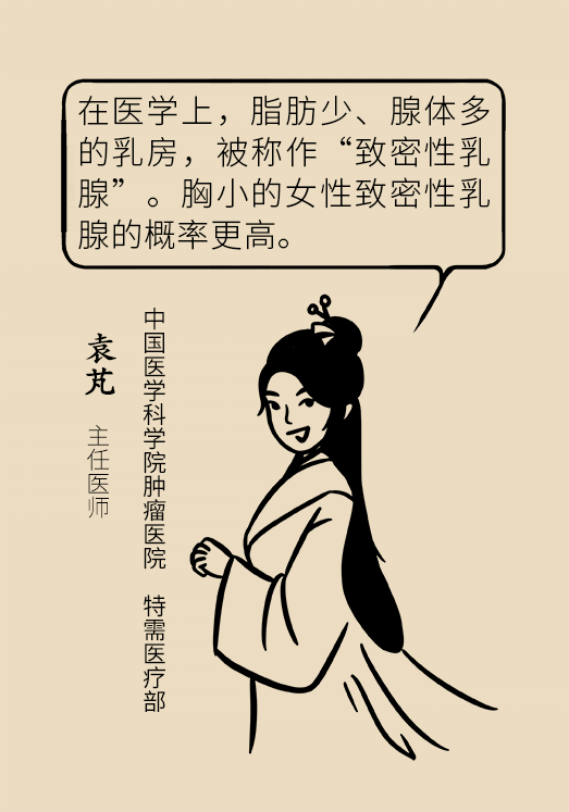 胸小就不會得乳腺癌嗎？醫(yī)生：患病概率更高