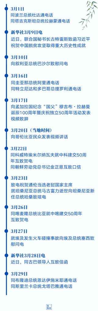 第一報道 | 3月春來 中國元首外交暖人心