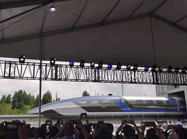 中國(guó)速度！時(shí)速600公里的高速磁浮正式下線