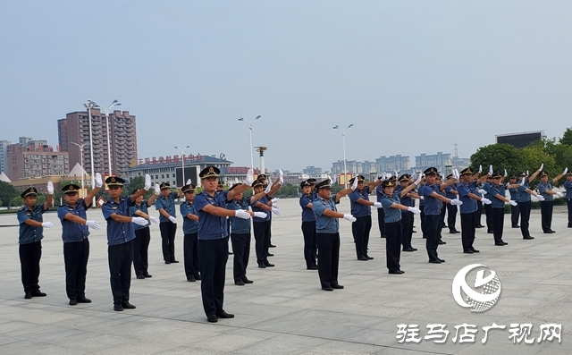 正陽縣交通運(yùn)輸執(zhí)法局開展軍訓(xùn)會操評比活動(dòng)