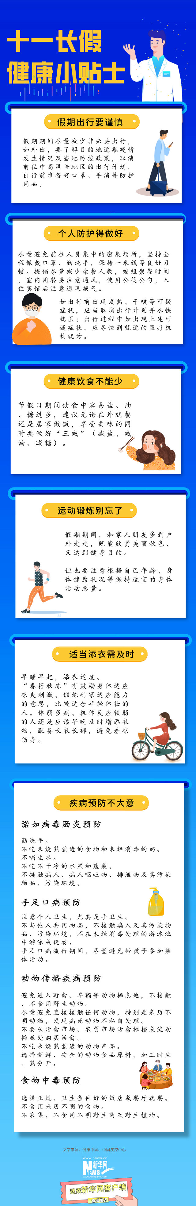 這份“十一”實用健康小貼士請您收下！