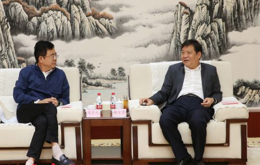 鮑常勇會見中國電力建設(shè)集團(tuán)客人周孝武一行