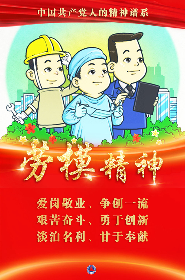 奮斗百年路 啟航新征程·中國共產(chǎn)黨人的精神譜系｜愛崗敬業(yè)、爭創(chuàng)一流——?jiǎng)谀＞袷鲈u(píng)