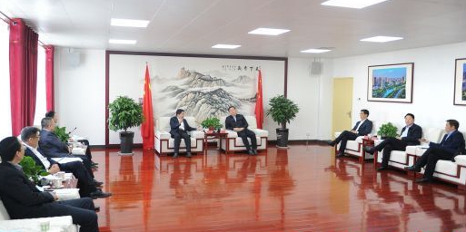 李躍勇會見華能河南分公司執(zhí)行董事鄭懷國一行