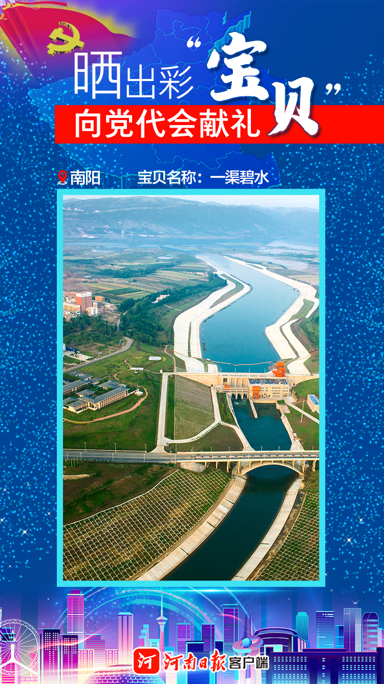 海報｜曬出彩“寶貝” 向黨代會獻(xiàn)禮 南陽“寶貝”水和花