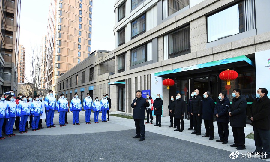 習(xí)近平在北京考察冬奧會、冬殘奧會籌辦備賽工作