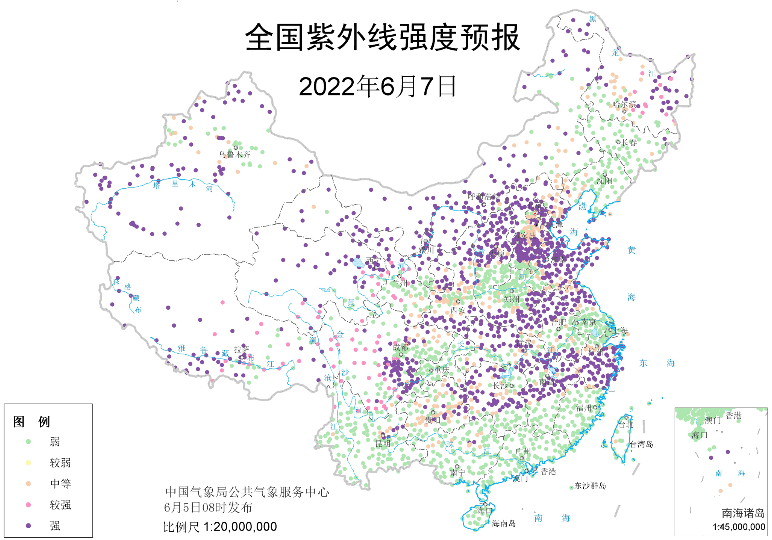 2022全國(guó)高考天氣地圖出爐 廣東廣西等8省區(qū)考生需警惕強(qiáng)降雨