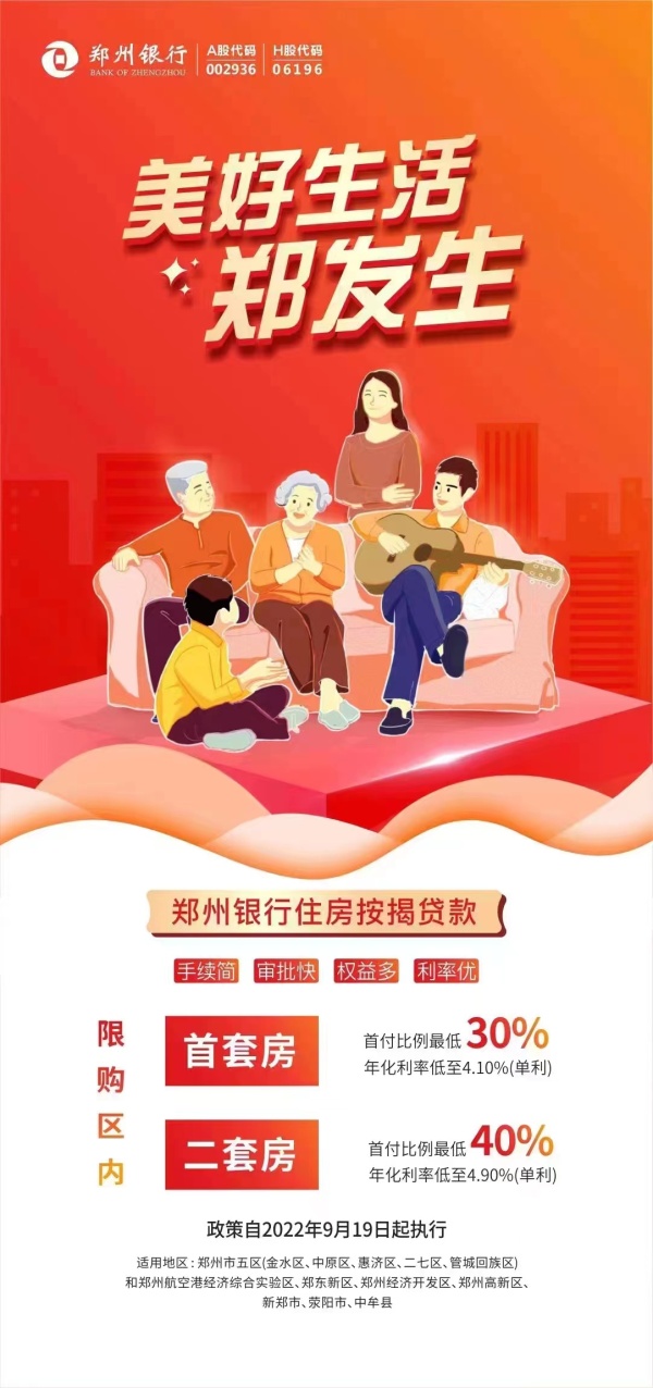 鄭州二套房首付比例下調(diào)至40%,多家銀行確認屬實！