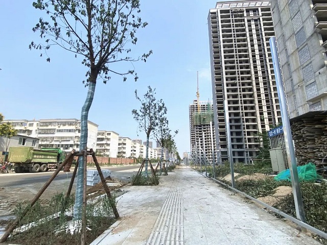 副市長賈迎戰(zhàn)蒞臨視察！保民生，促發(fā)展！金科·君悅公館項目西側盤古山路南延工程通車在即！