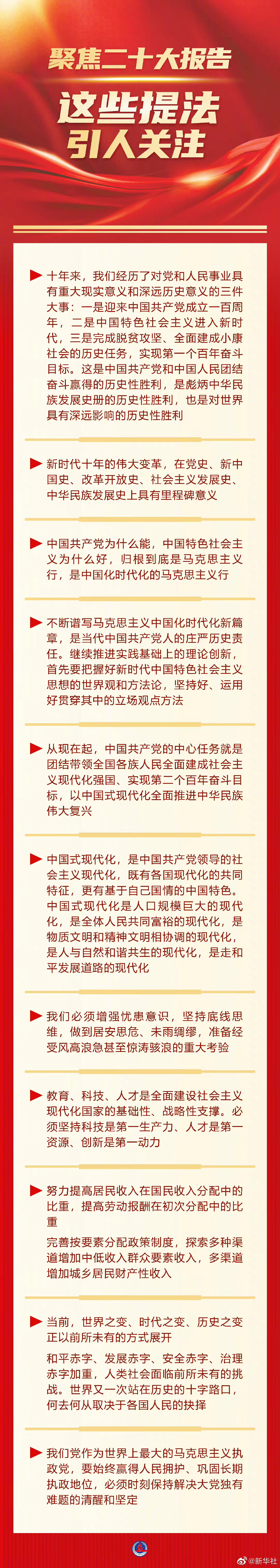 聚焦二十大報告，這些提法引人關注