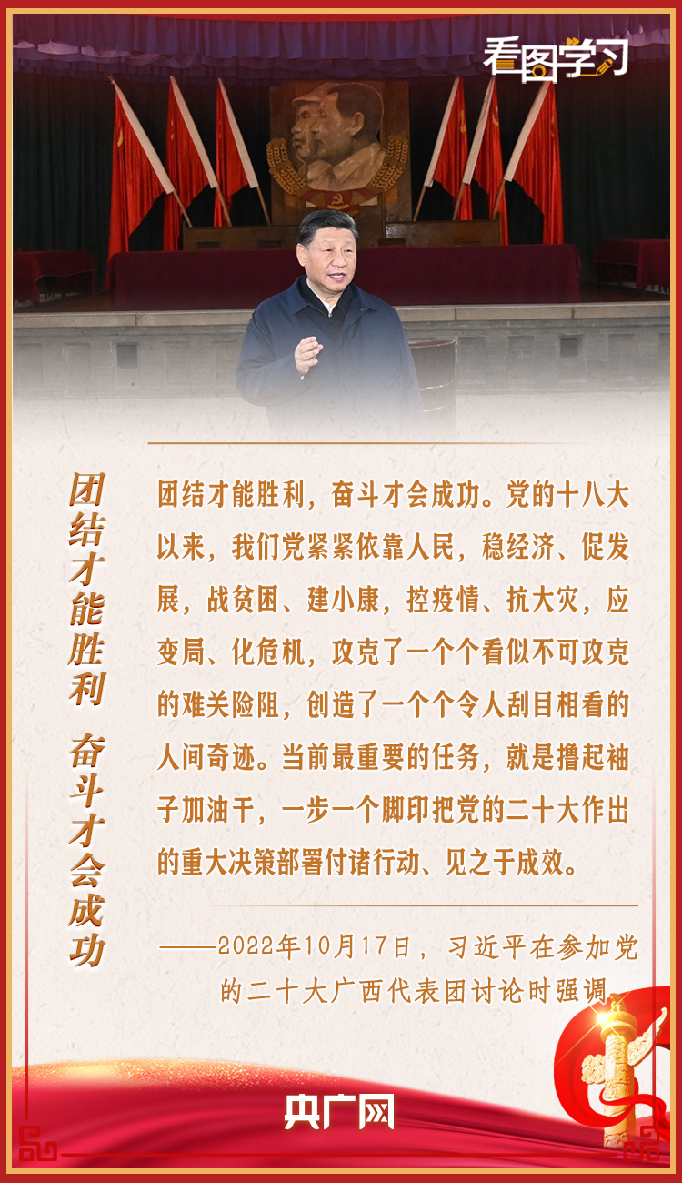 看圖學(xué)習(xí)丨自力更生、艱苦奮斗的精神一定不能丟