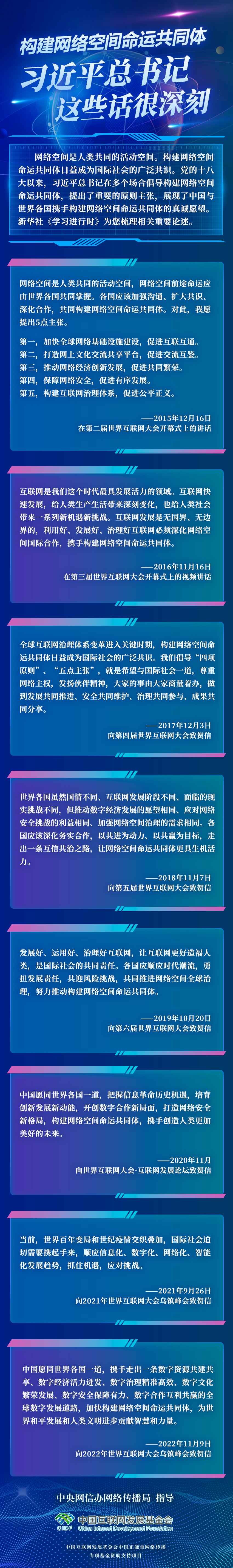 構建網絡空間命運共同體，習近平總書記這些話很深刻