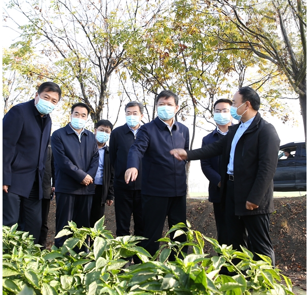 鮑常勇到上蔡縣調(diào)研