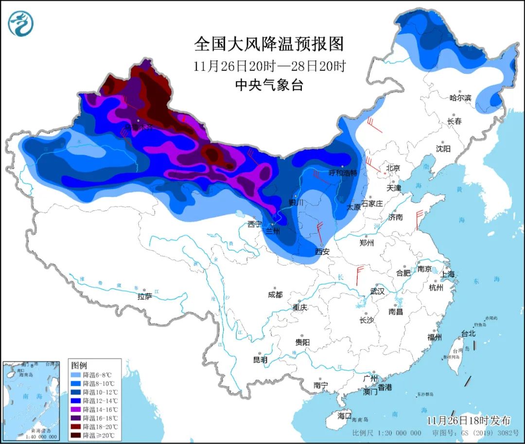 寒潮預(yù)警升級！大范圍雨雪天氣即將登場