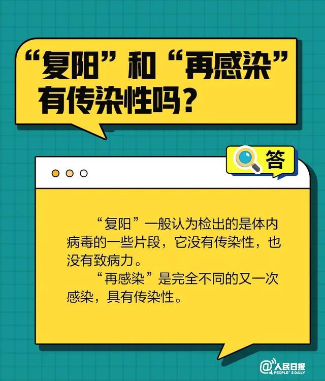 權(quán)威解答！事關(guān)新冠&ldquo;復(fù)陽(yáng)&rdquo;和&ldquo;再感染&rdquo;！