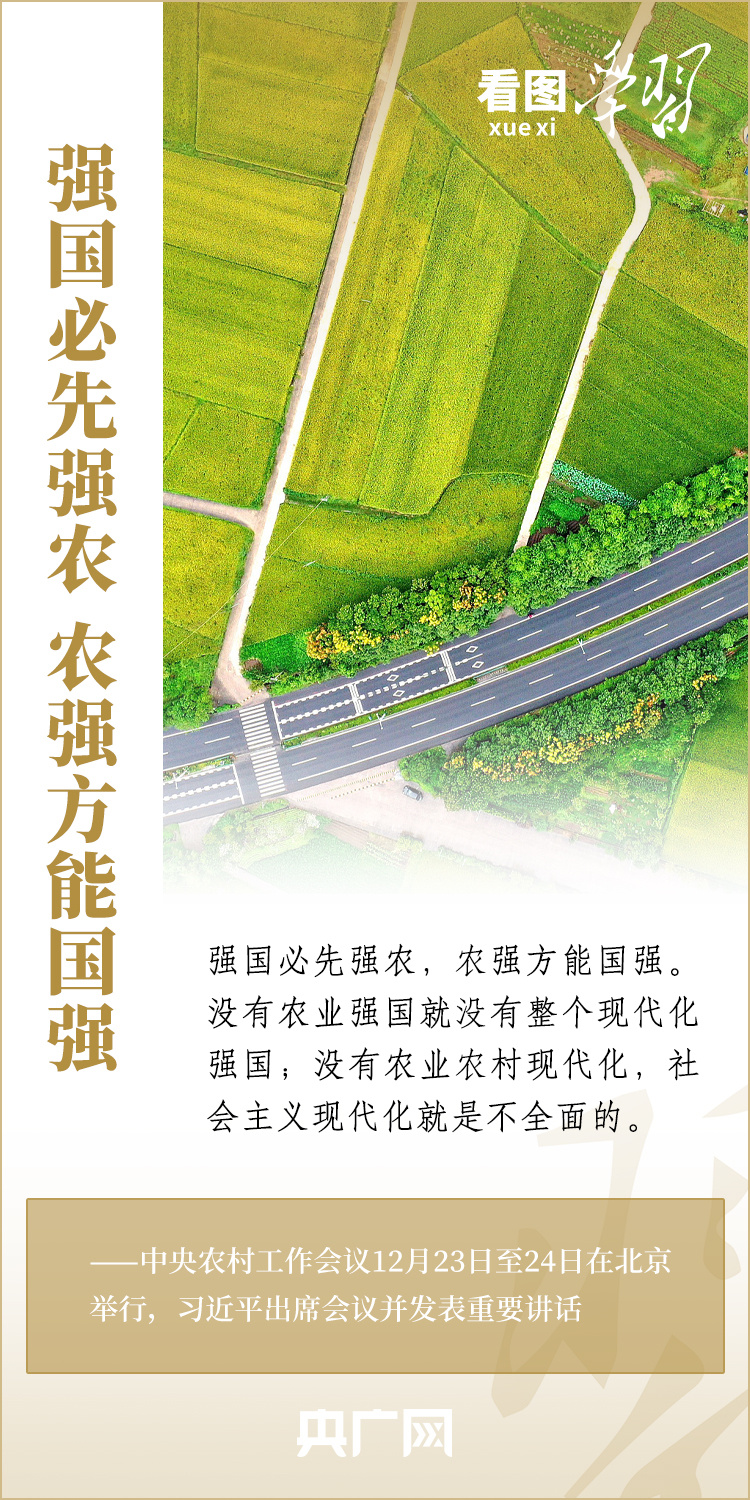 看圖學(xué)習(xí)丨強(qiáng)國必先強(qiáng)農(nóng) 農(nóng)強(qiáng)方能國強(qiáng)