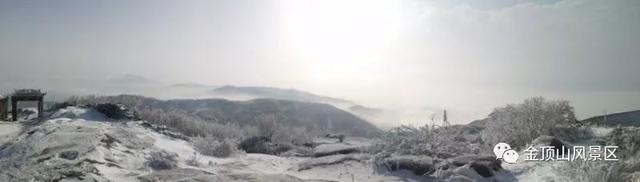 「金頂●冬雪」忽如一夜春風(fēng)來，千樹萬樹梨花開